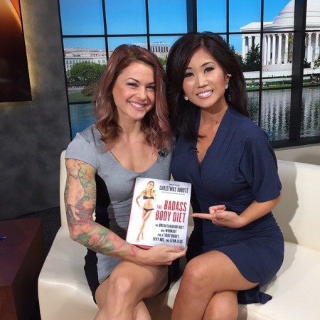 Christmas Abbott with Annie Yu featuring her book The Badass Body Diet. 